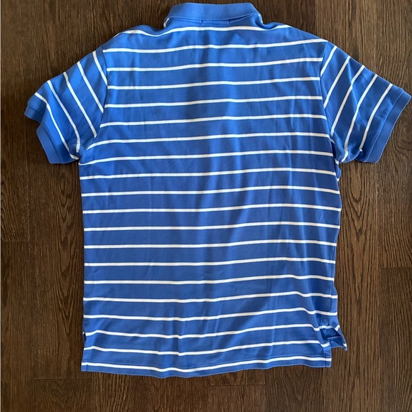 Polo Ralph Lauren Blue Striped Men’s Polo Shirt - Picture 5 of 8